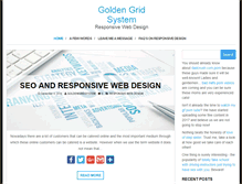 Tablet Screenshot of goldengridsystem.com